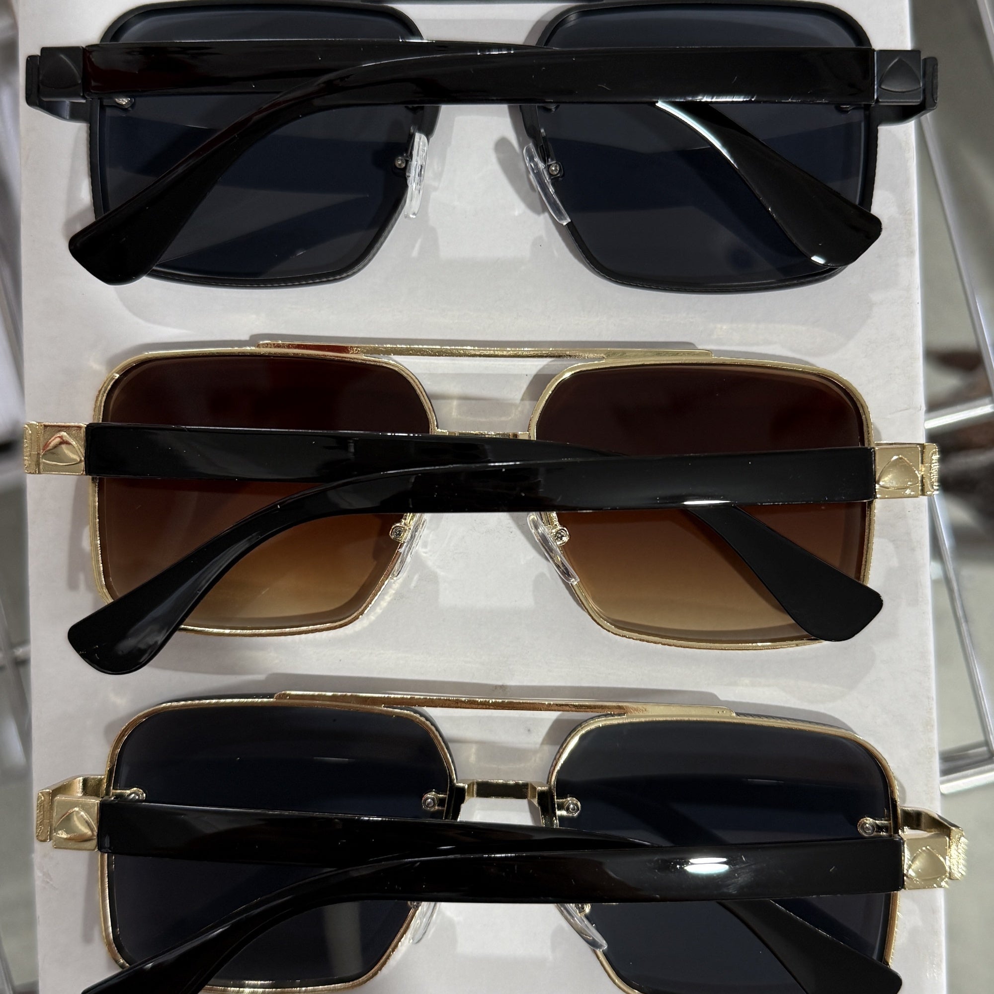 Square Toad-shaped Sunglasses Metal Punk Fashion
