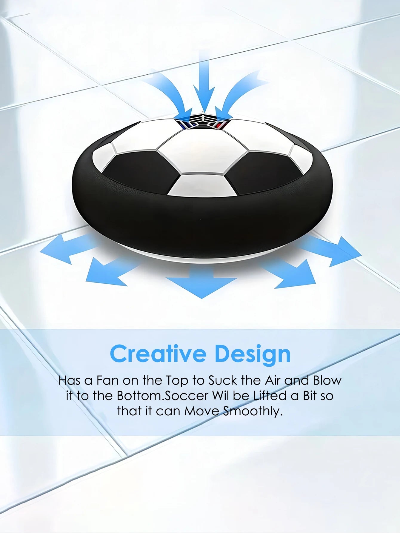 1pcs Floating Football Children's Interactive Football Electric Indoor Parent-child Interactive Sports Toys Creative Sports Toys - EL CHEG