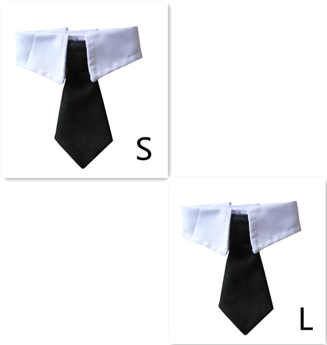 Pet bow tie tie child baby tie cartoon print small tie spot wholesale dog tie - EL CHEG