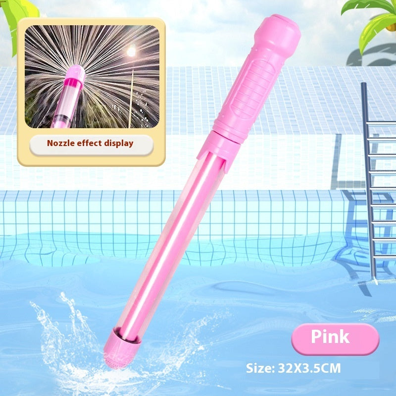 Children's Fireworks Gun Porous Outlet Large Capacity Pull-out Water Monitor.