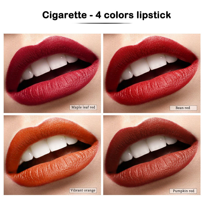 Cigarette Lipstick Set Velvet Matte Easy To Color