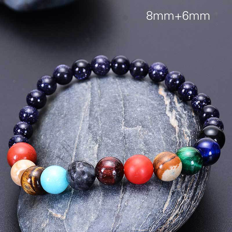 The Universe Galaxy Solar System Eight Planets Bracelet