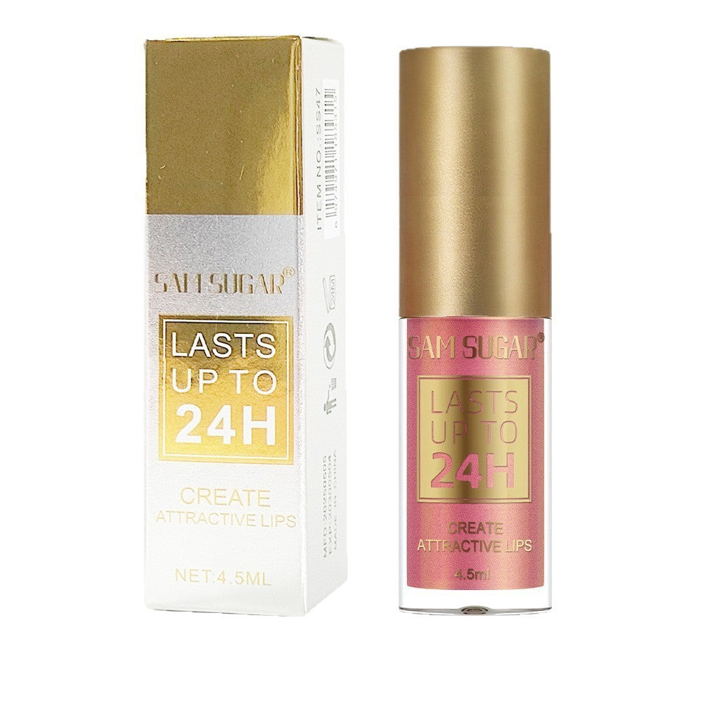 6-color Lifting Thin And Glittering Pearlescent Lip Lacquer - EL CHEG