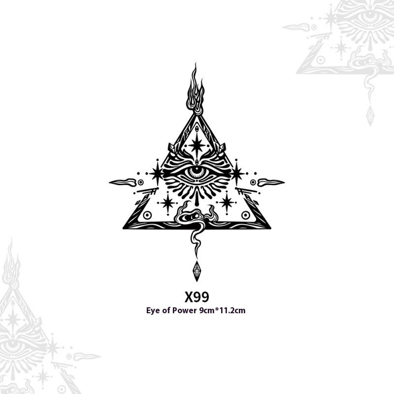 Fashion Pattern Hope This Juice Tattoo Sticker - EL CHEG