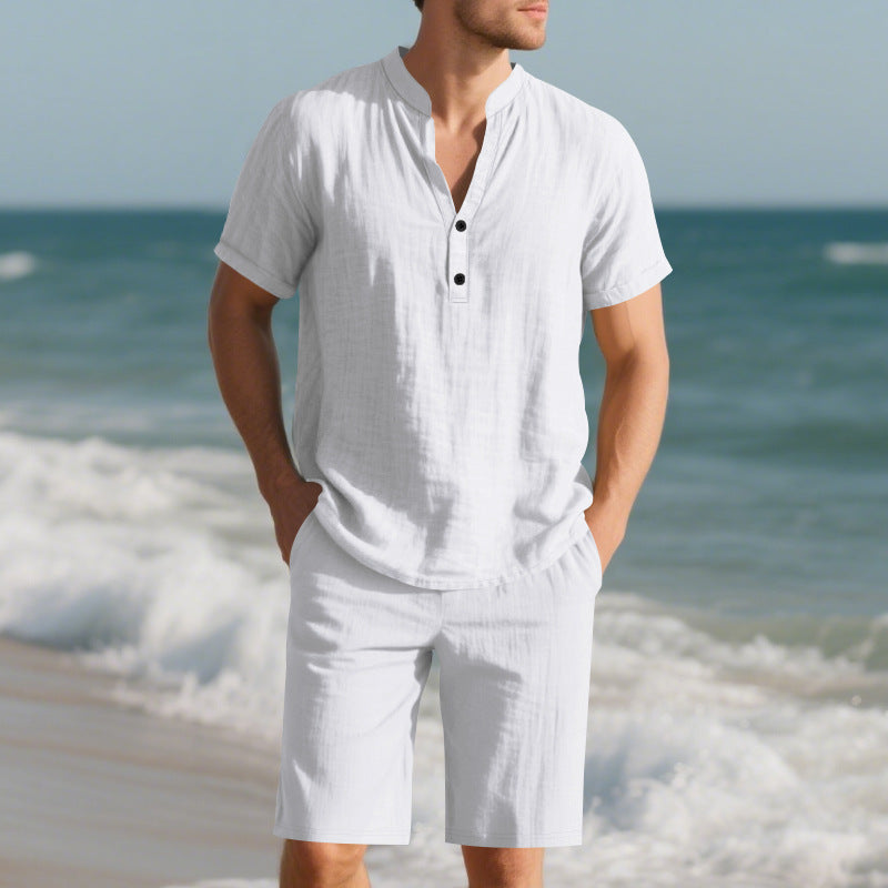 Men's Summer Suit Loose Casual Linen