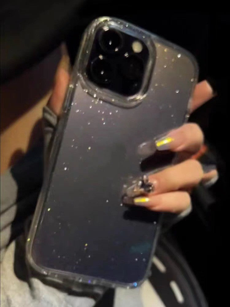 Thin And Glittering Transparent Soft Phone Case