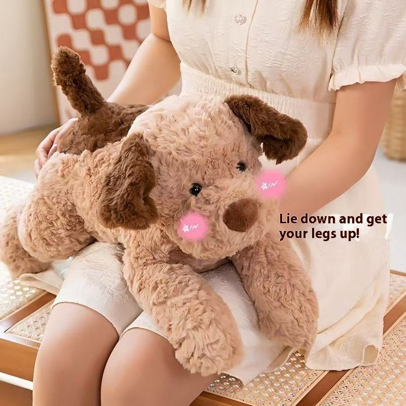 Plush Toy Lying Dog Doll.