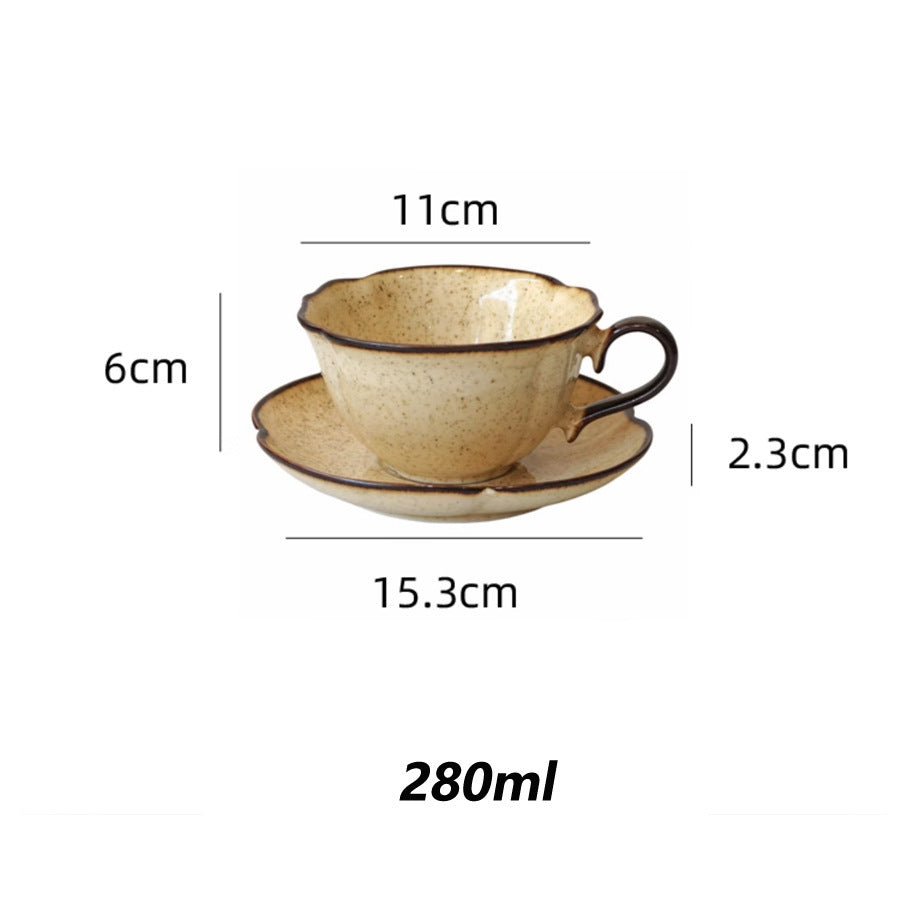 Retro Kiln Baked Underglaze Porcelain Coffee Set