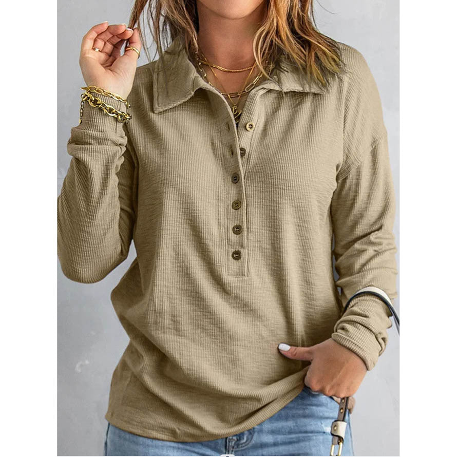 Long Sleeve Loose Casual Bottoming Top Autumn And Winter