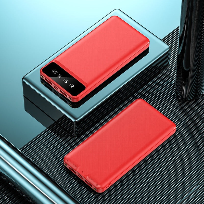 Fast Charge With Cable Power Bank 20000 MA Large Capacity Mobile Supply