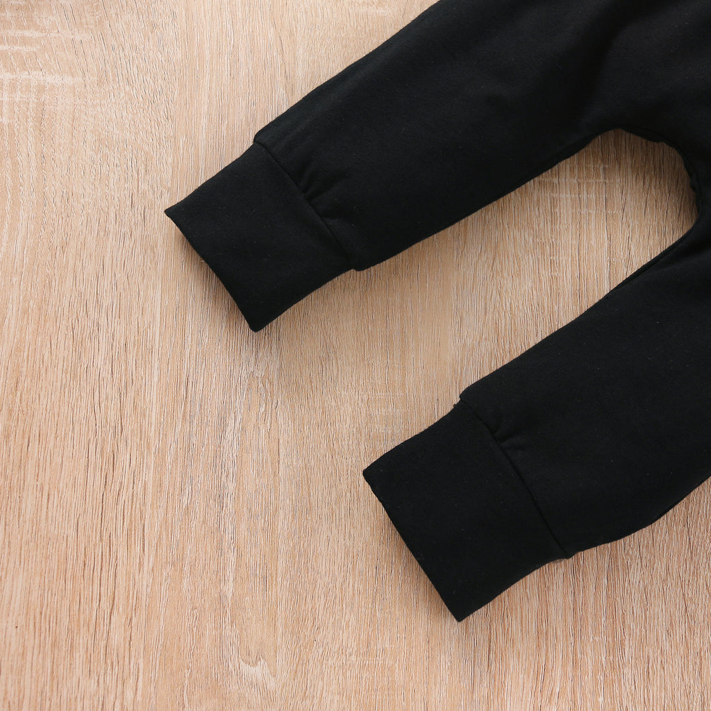 Removable Hood Blouse And Pants Men's Striped Hidden Hook