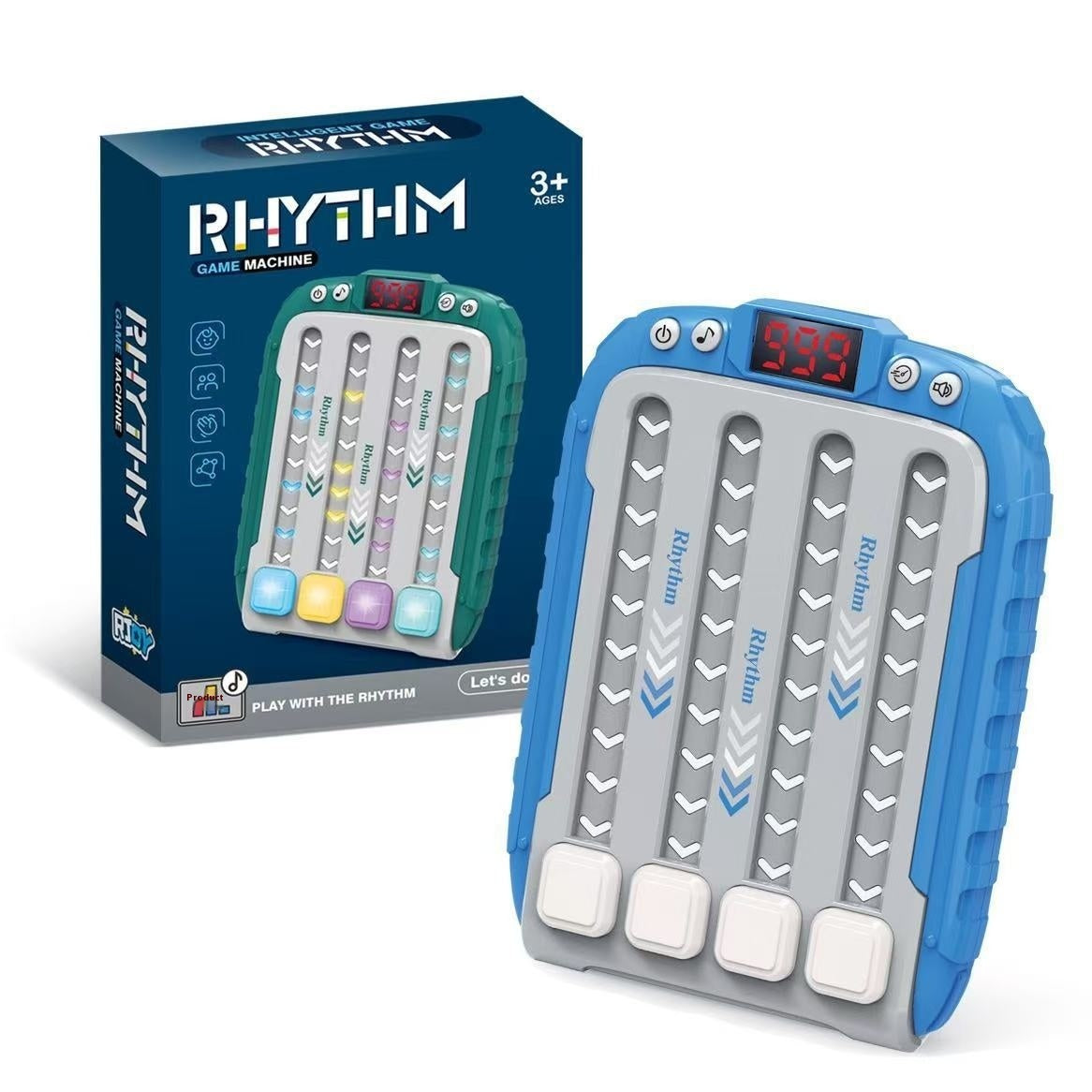 Music Rhythm Master Game Machine Entrance Decompression Thinking Training Toys.