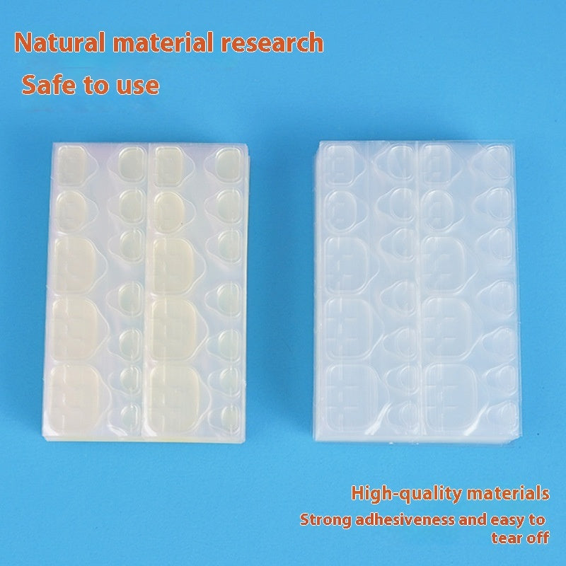 Fake Toe Nail Transparent Jelly Glue Waterproof Super Sticky Ultra-thin - EL CHEG