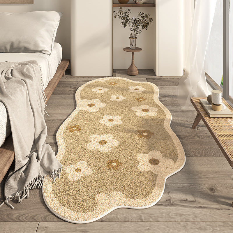Cashmere-like Bedside Blanket Non-slip Carpet For Living Room - EL CHEG