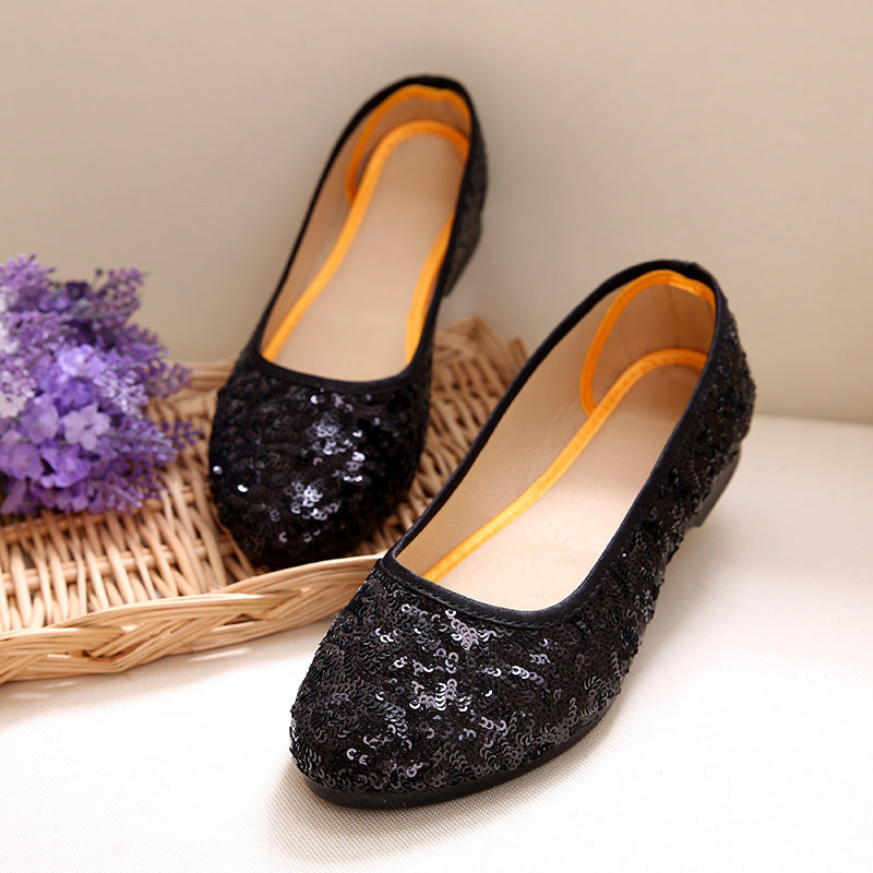 Old Beijing Women's Sequin Shoes Fashion Casual