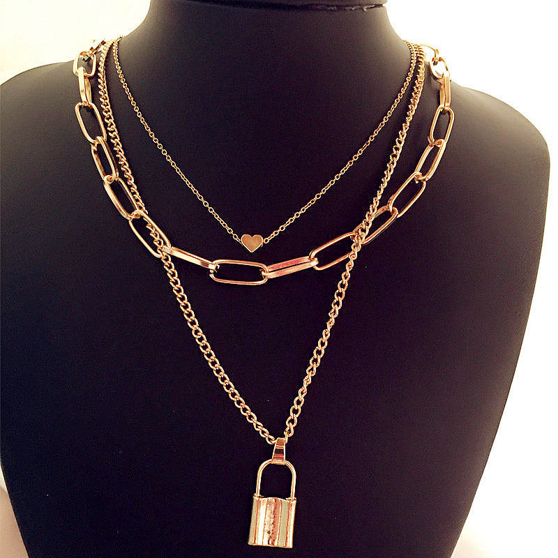 Multilayer Water Wave Chain Necklace