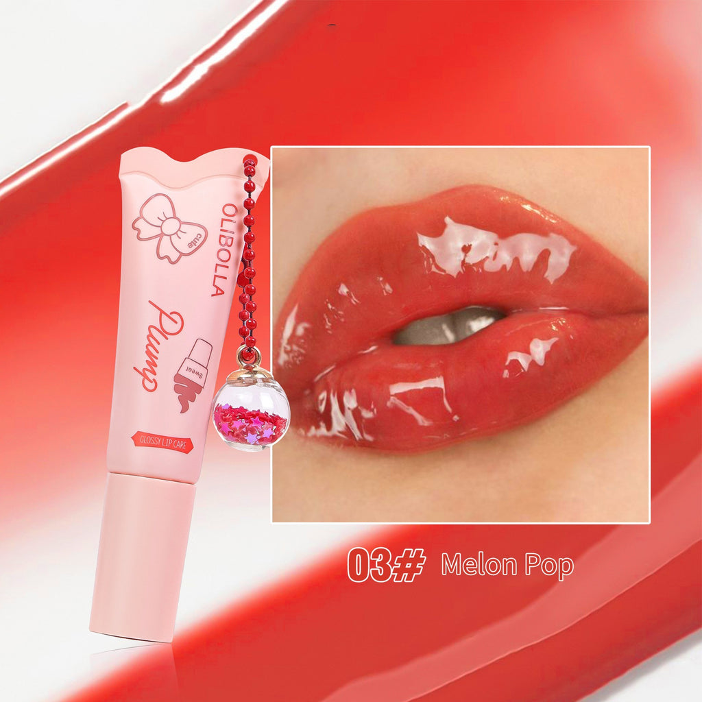 Ice Cream Lip Balm With Pendant Water Light