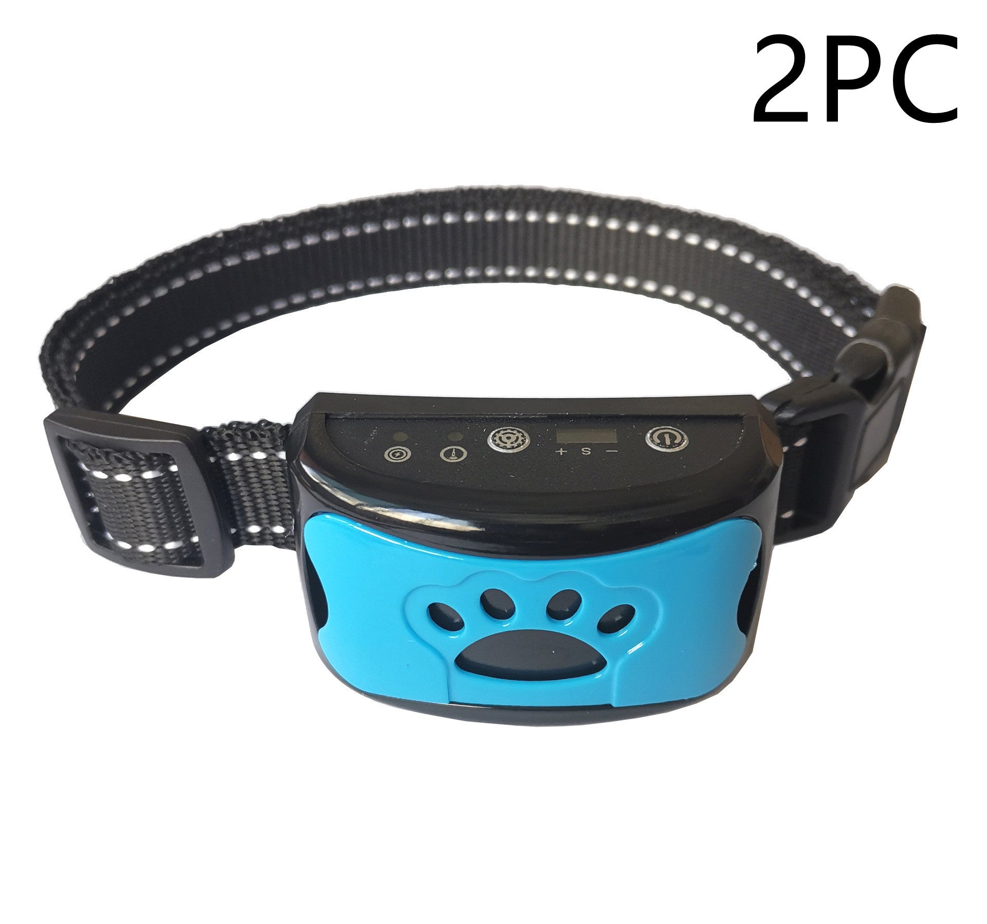 Dog Training Collar Waterproof Electric Pet Remote Control Rechargeable Dogs Trainer Bark Arrester With Shock Vibration Sound - EL CHEG