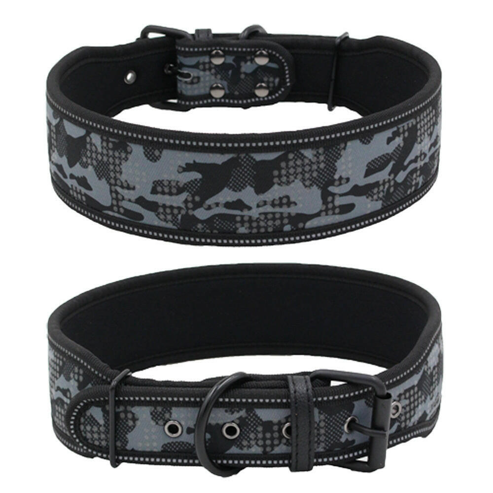 Reflective Camouflage Comfortable Dog Collar Dog Collar - EL CHEG