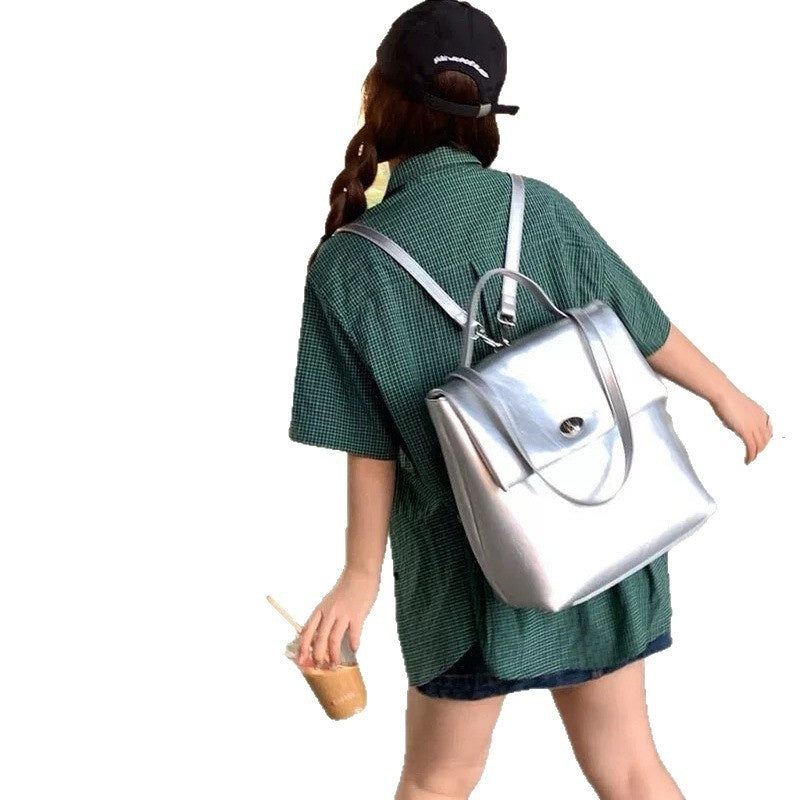 Commuter's All-matching Travel Backpack Portable Schoolbag Female