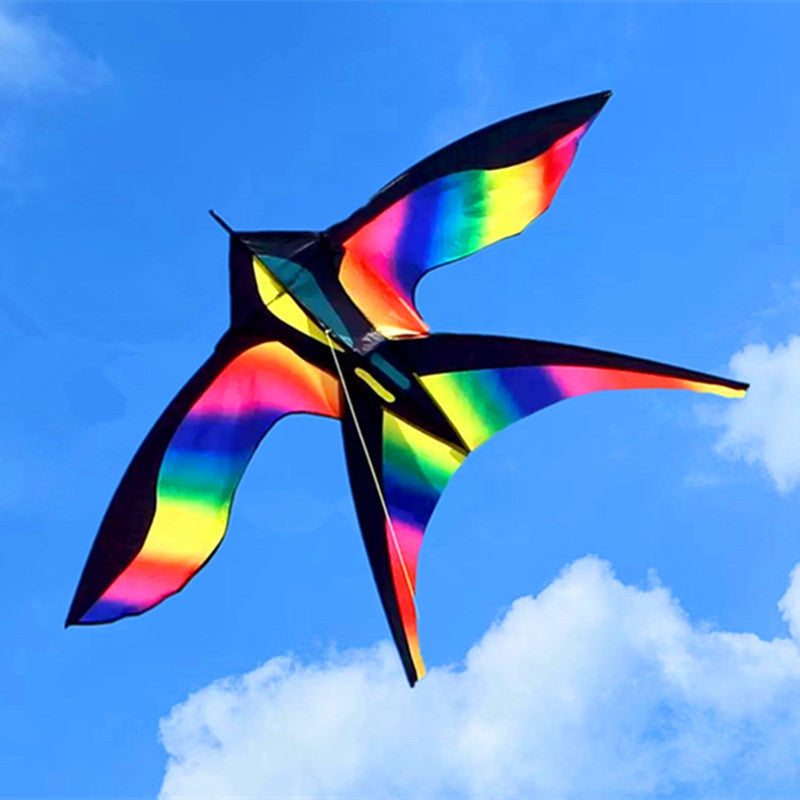 Creative Home Gradient Rainbow Swallow Kite.