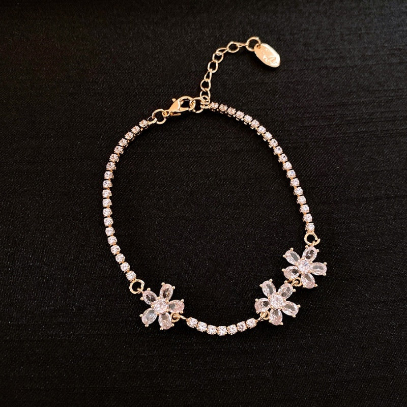 Zircon High-grade Fashionable All-match Elegant Bracelet