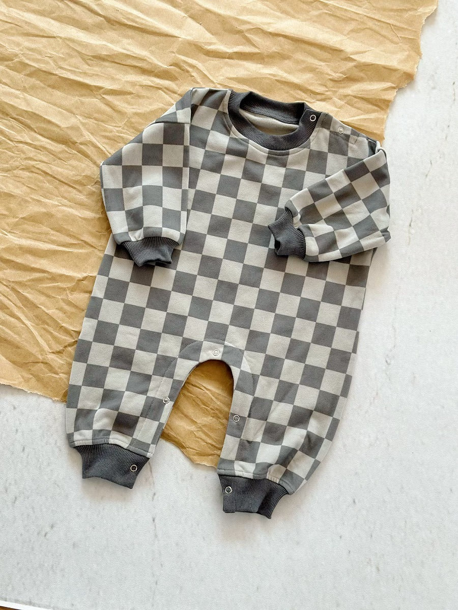 Baby Long Climbing European And American Male And Female Baby One-piece Outer Wear