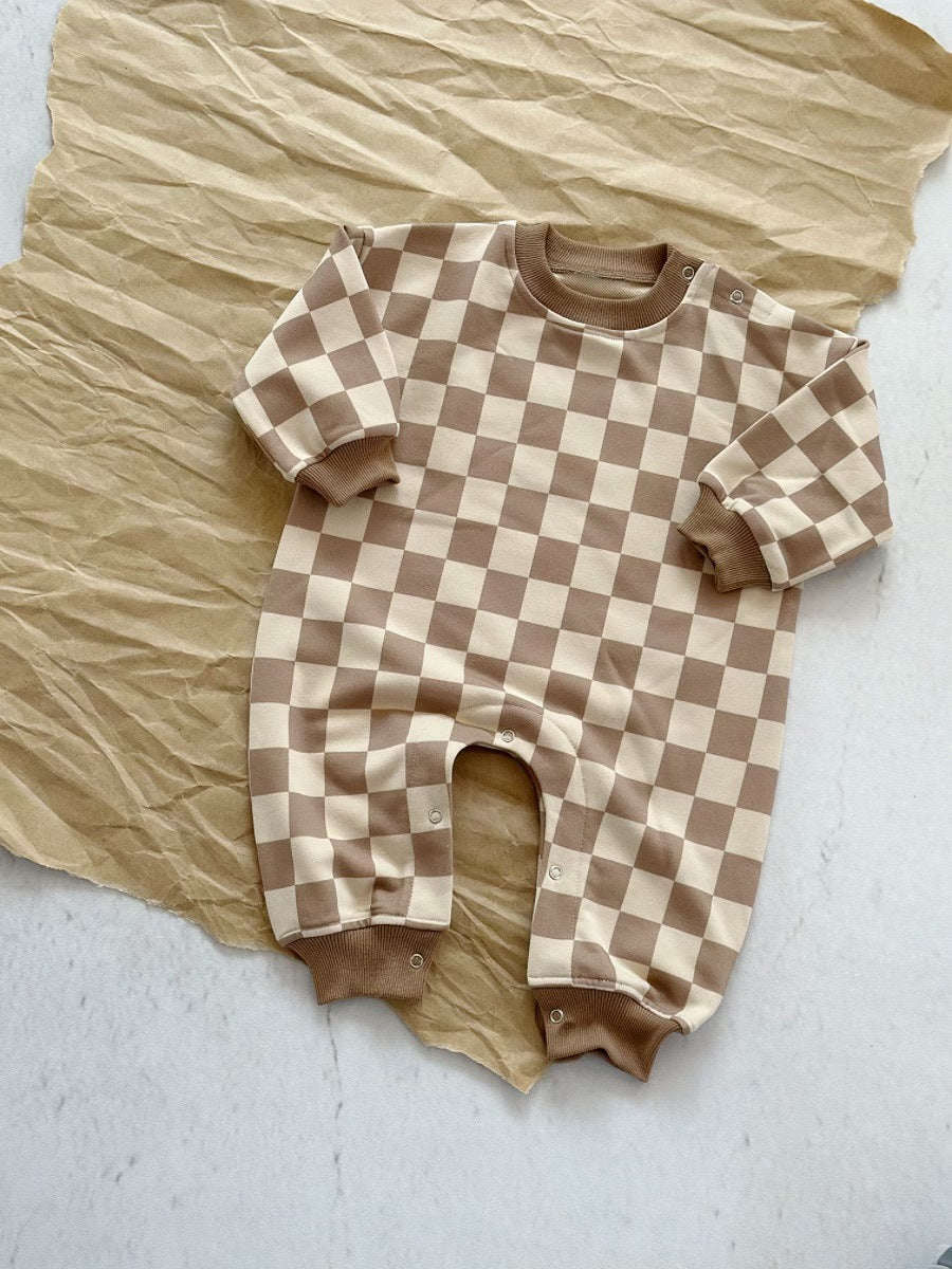 Baby Long Climbing European And American Male And Female Baby One-piece Outer Wear