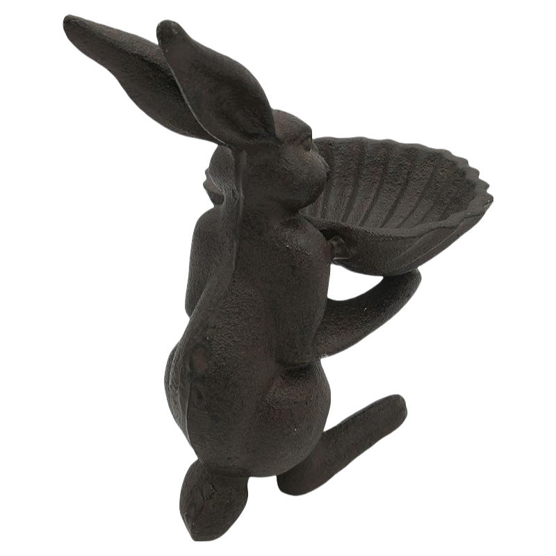 European And American Gardening Rabbit Bird Food Pot Crafts Garden Home Villa Ornaments - EL CHEG