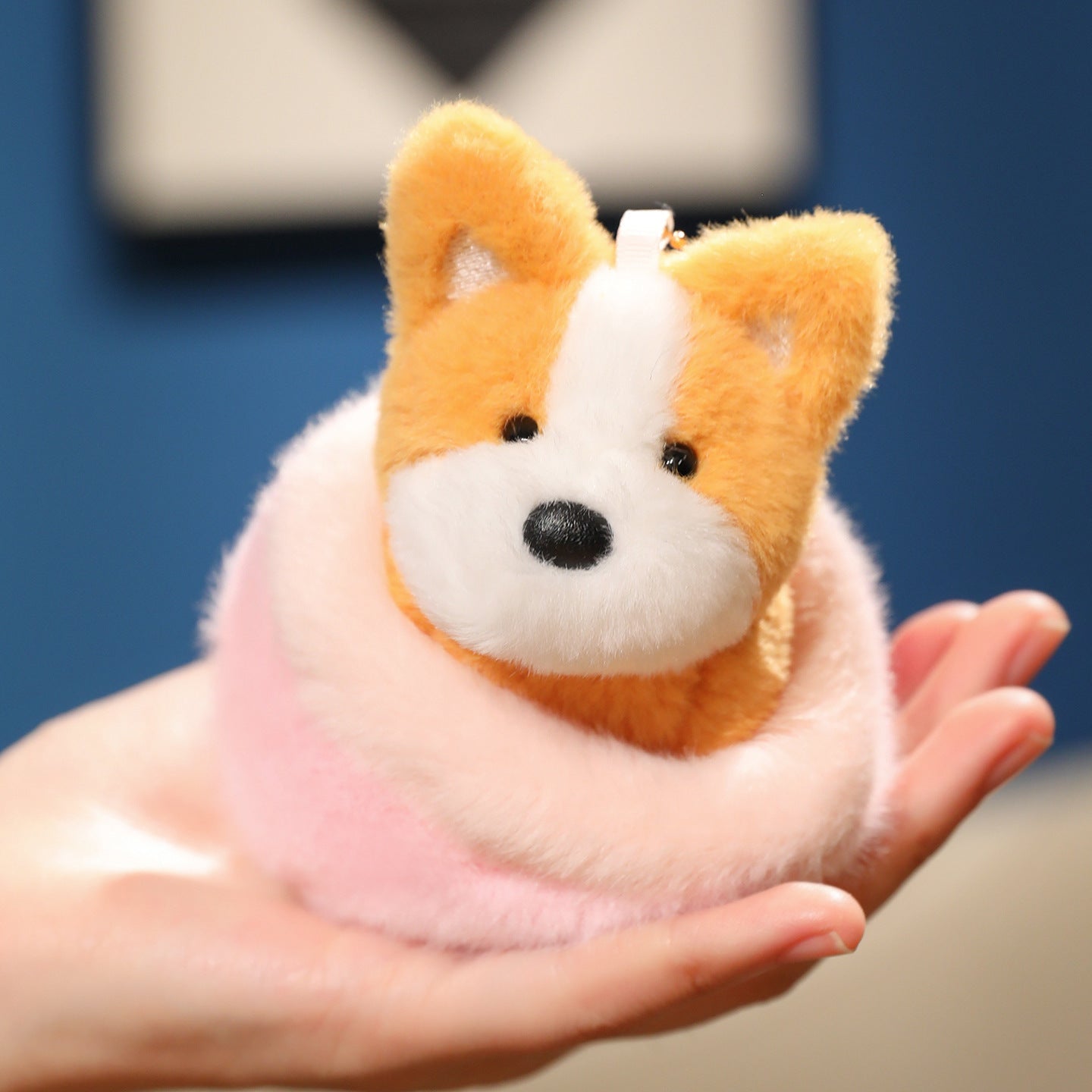 Dog Doll Plush Toy Key Chain Pendant.