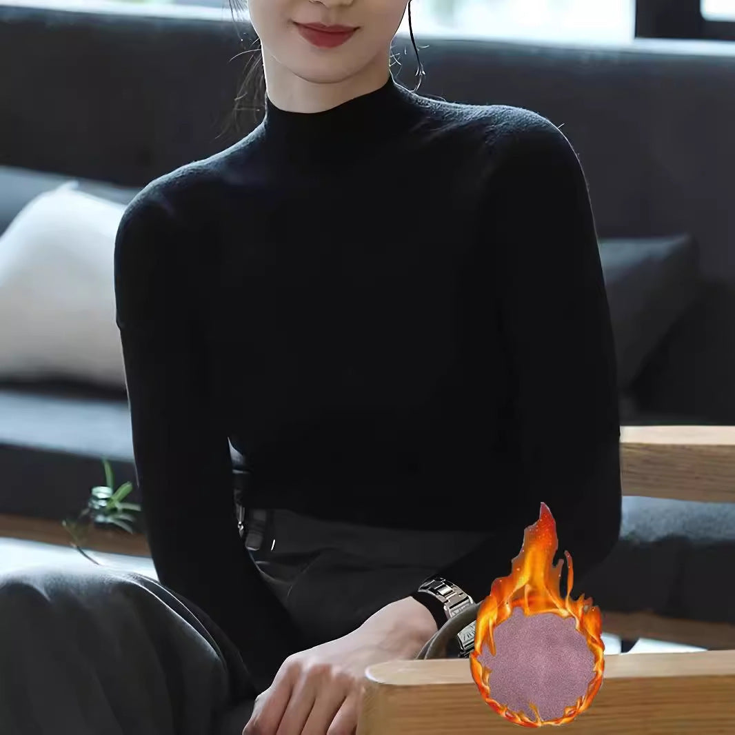 Women's Clothing Turtle Neck Thermal Underwear