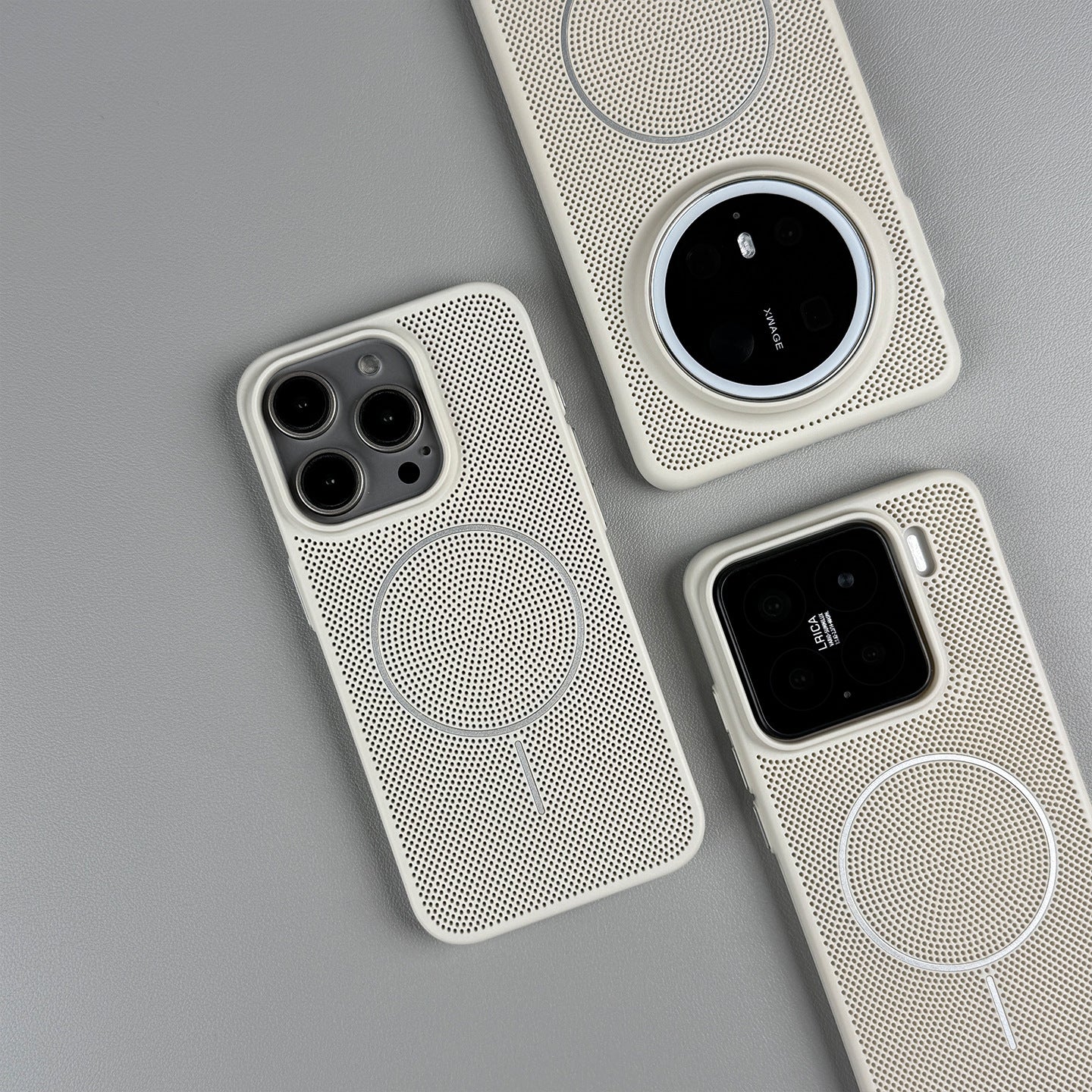 Breathable And Heat Dissipating Thin Ring Magnetic Phone Case