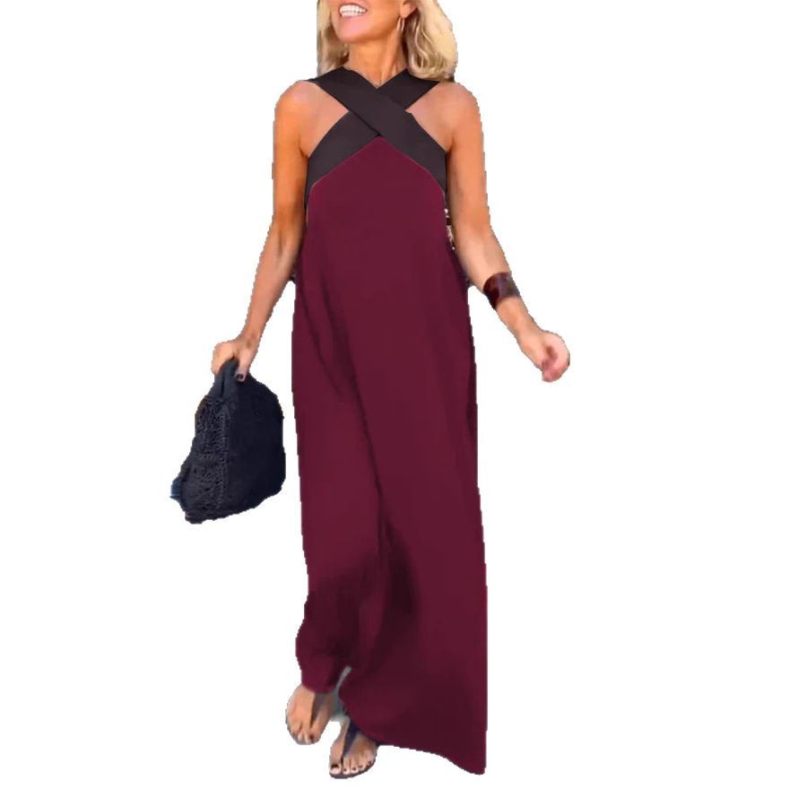 Women's Cross Beauty Back Dress