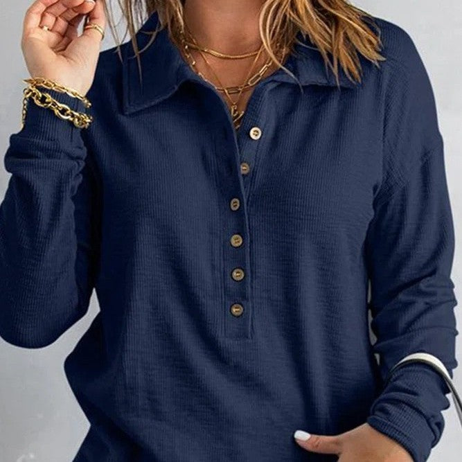 Long Sleeve Loose Casual Bottoming Top Autumn And Winter