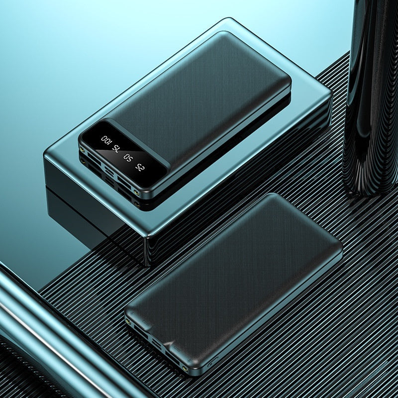 Fast Charge With Cable Power Bank 20000 MA Large Capacity Mobile Supply