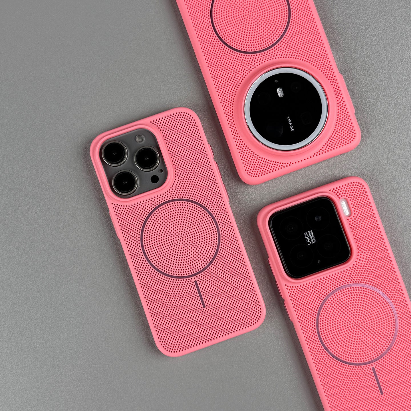 Breathable And Heat Dissipating Thin Ring Magnetic Phone Case