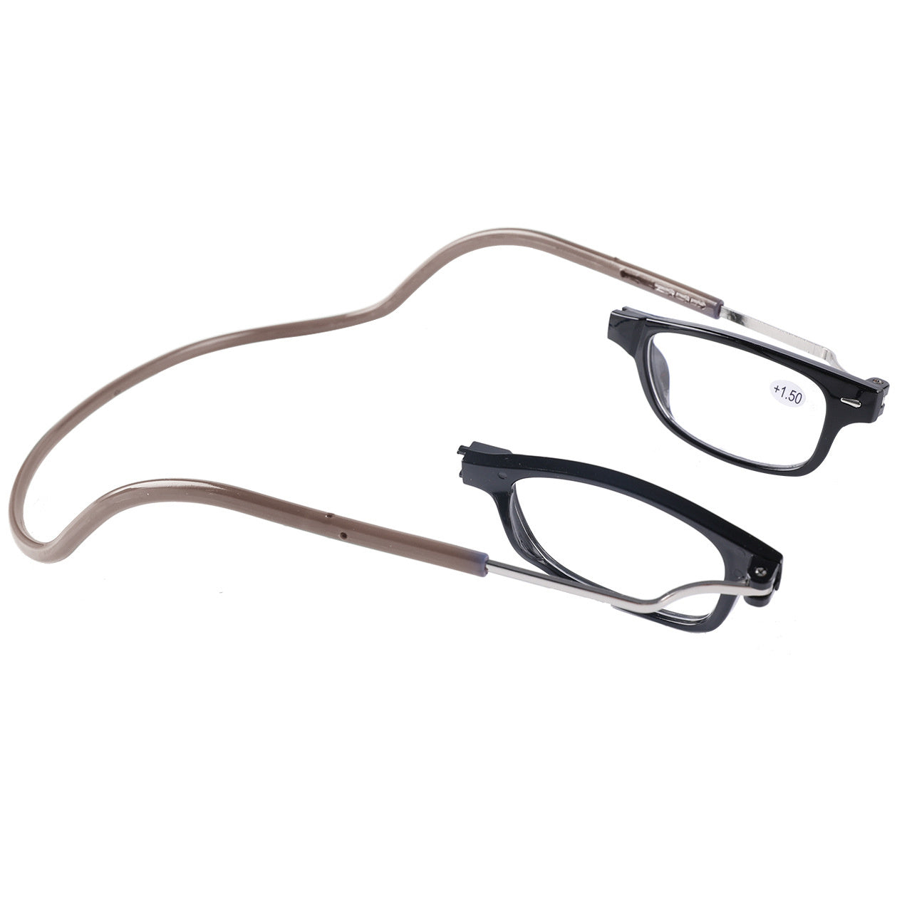 Anti-lost Silicone Magnet Hanging Neck Foldable Presbyopic Glasses