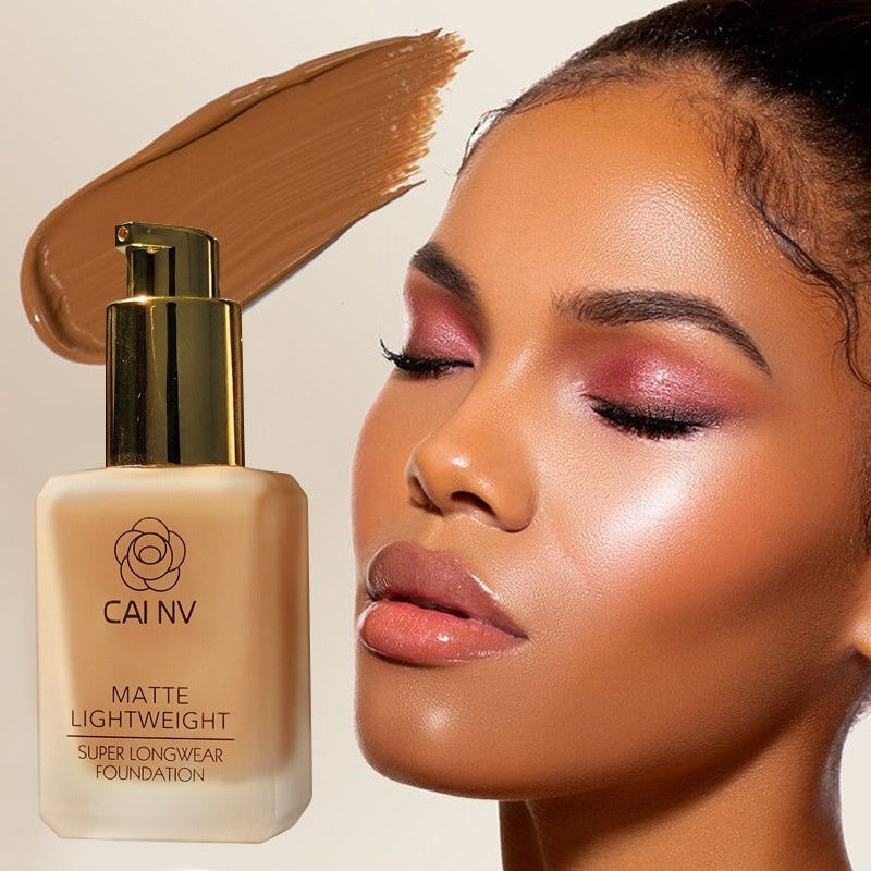 Liquid Foundation Wheat Black Leather White Blend Agent