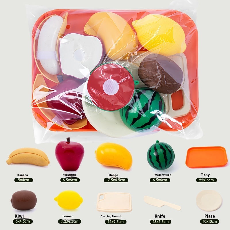 Children Play House Emulational Fruit Slicer Educational Toys