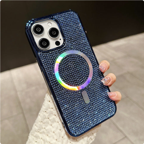 Phone Case Rhinestone Electroplating Protective Sleeve