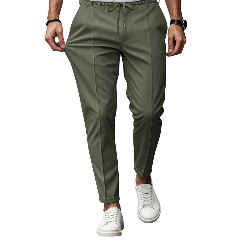 Men's Business Slim Fit Tapered Casual Pants