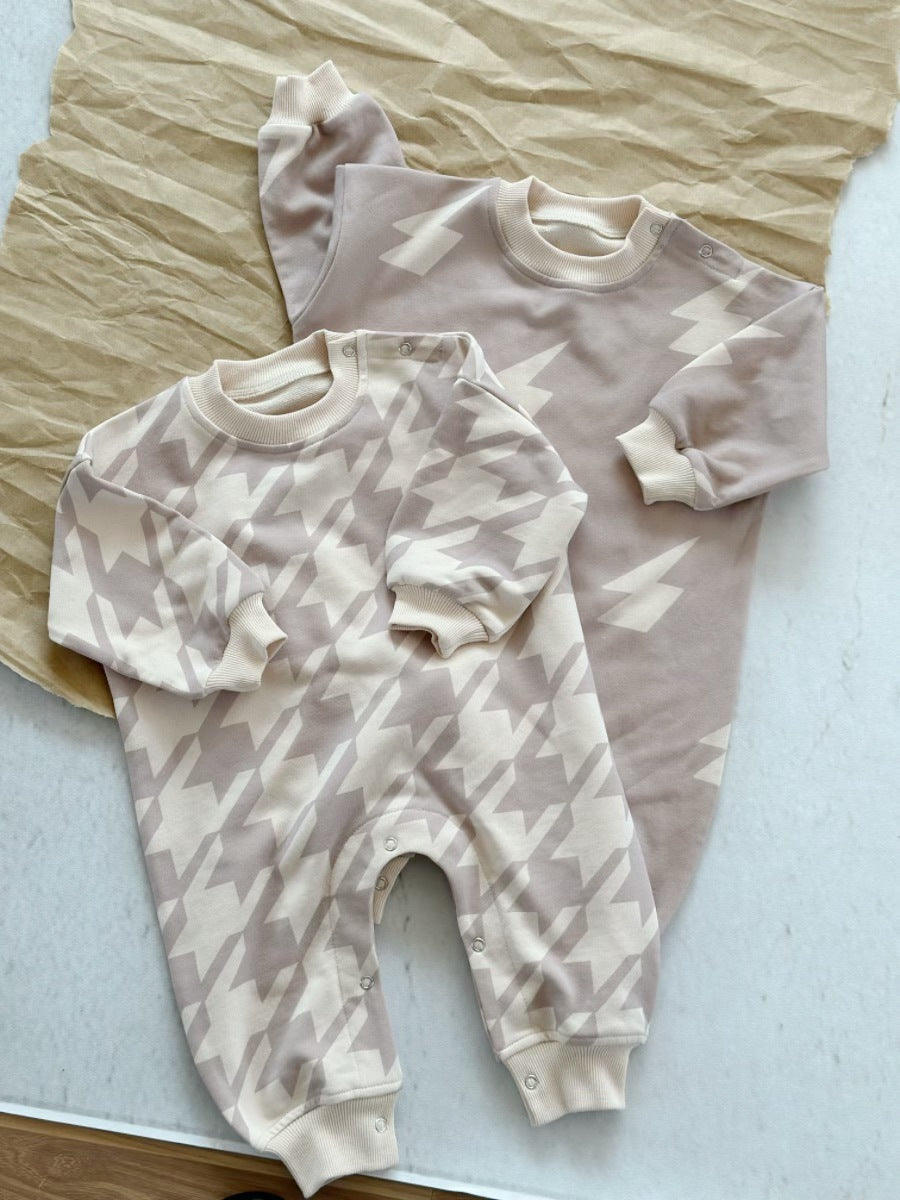 Baby Long Climbing European And American Male And Female Baby One-piece Outer Wear