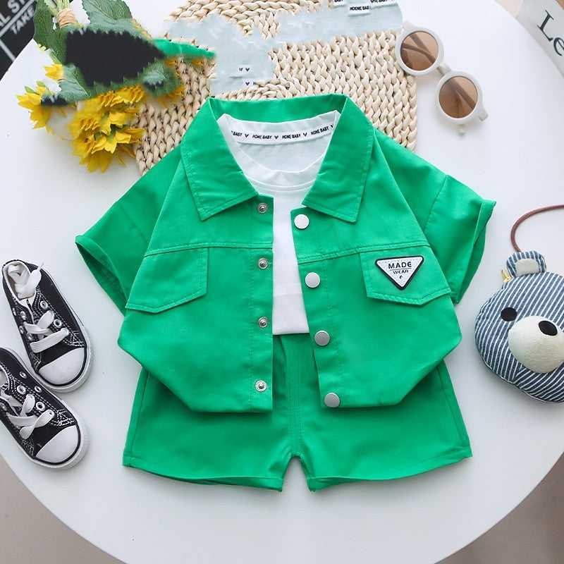 Handsome Shirt Two-piece Suit Fashion