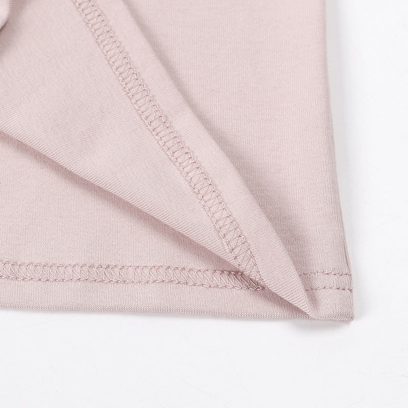 Medium And Large Children's Long Sleeve Bottoming Shirt Children's Round Neck T-shirt