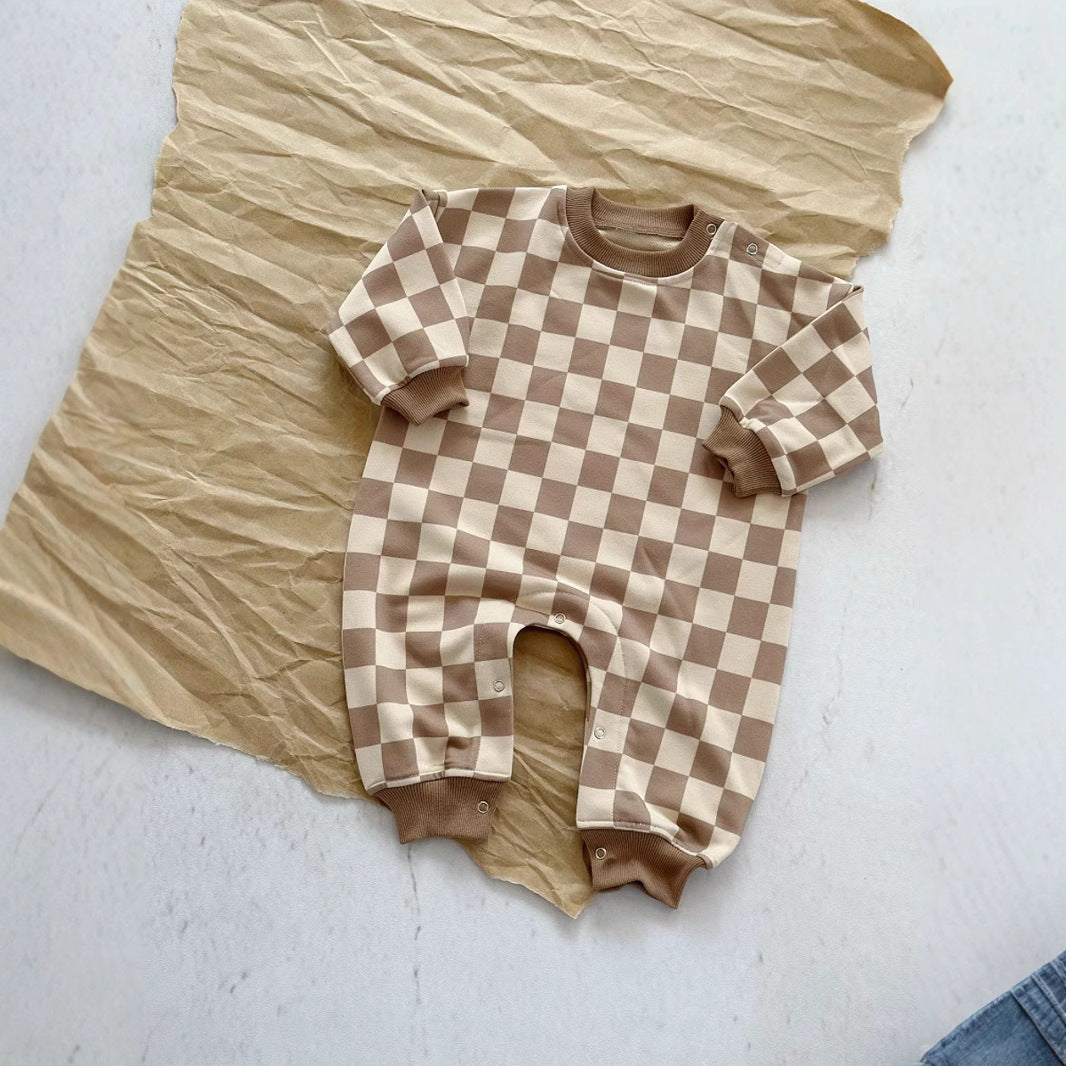 Baby Long Climbing European And American Male And Female Baby One-piece Outer Wear