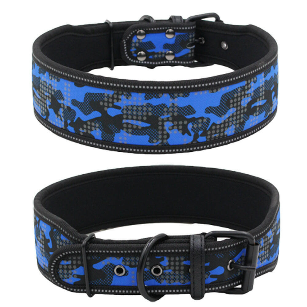 Reflective Camouflage Comfortable Dog Collar Dog Collar - EL CHEG