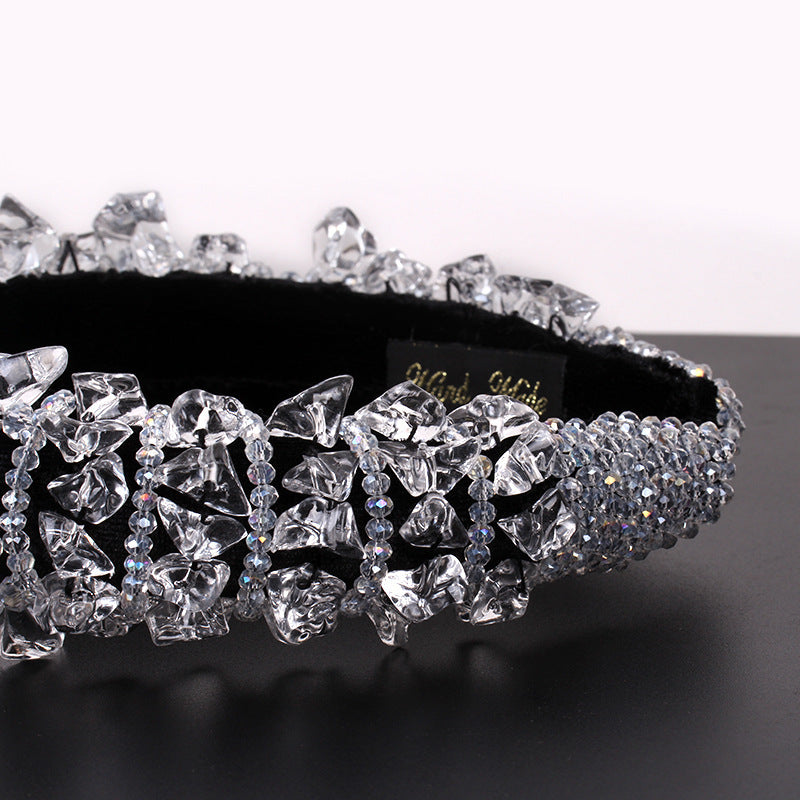 Europe And America Baroque Sponge Hairband Hair Accessories