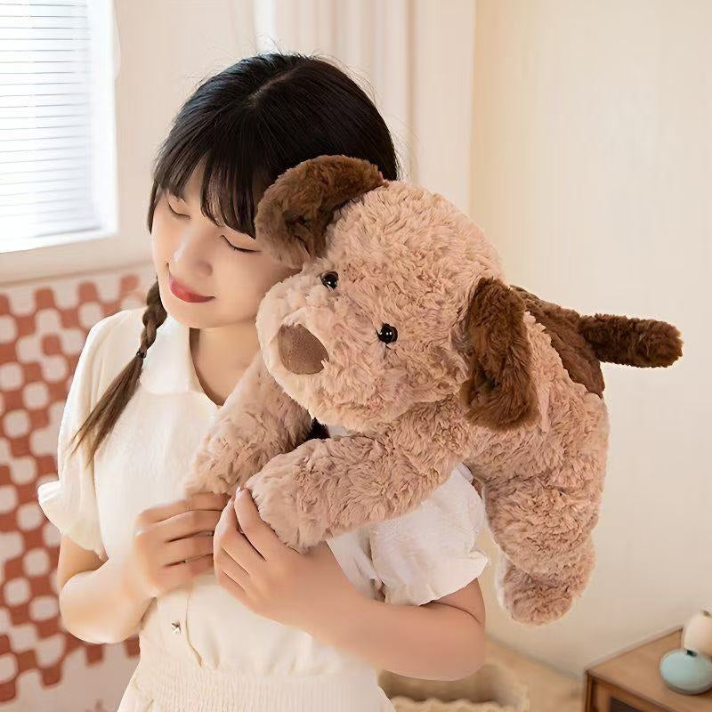 Plush Toy Lying Dog Doll.