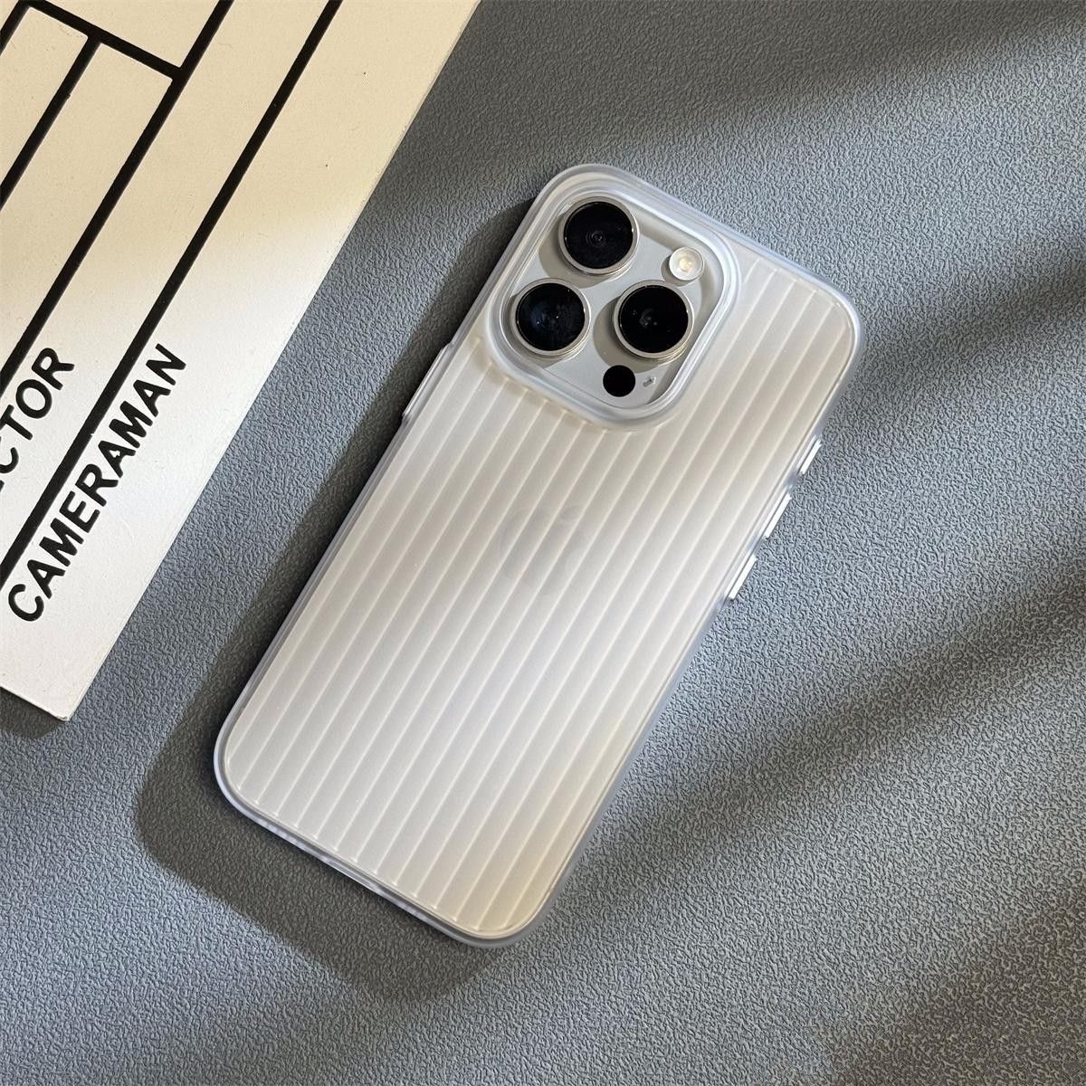Semi-transparent Frosted Corrugated Phone Case