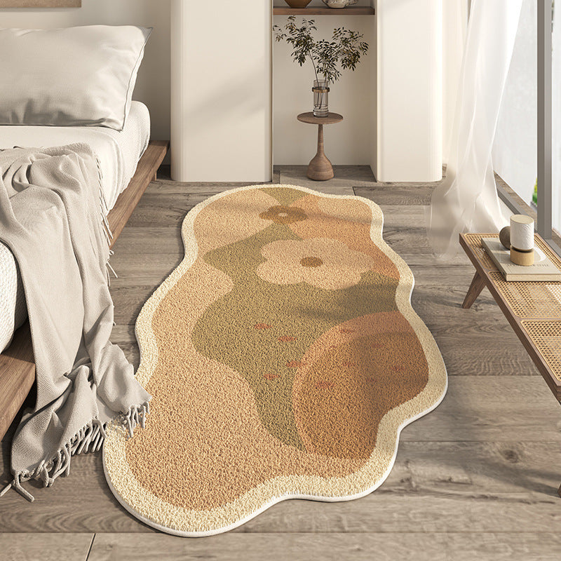 Cashmere-like Bedside Blanket Non-slip Carpet For Living Room - EL CHEG